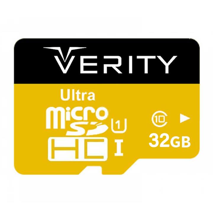 کارت حافظه microSDHC وریتی مدل U106 کلاس 10 استاندارد UHS-I U1 سرعت 95MBps ظرفیت 32 گیگابایت